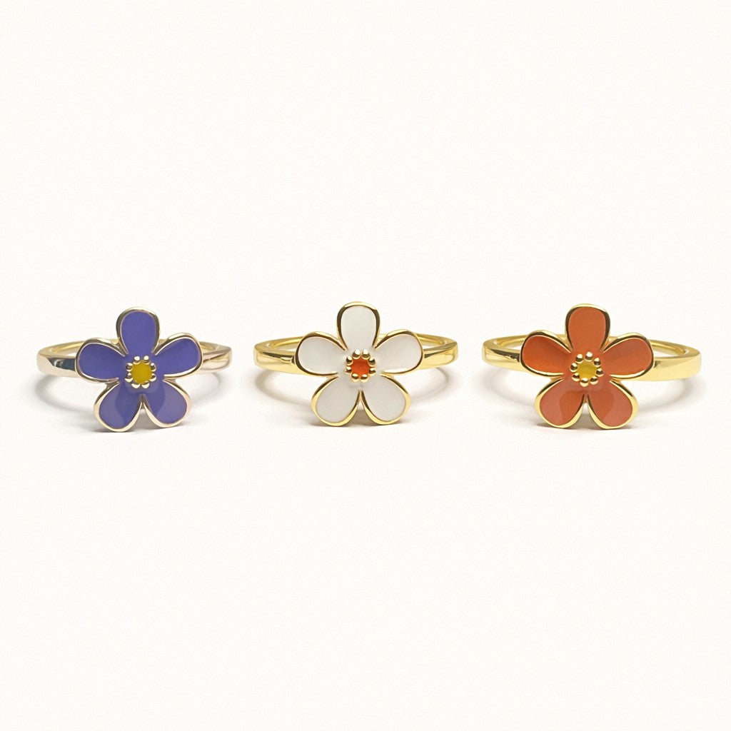 Bloom Light Flower Ring Collection - Sunrise Bloom Ring