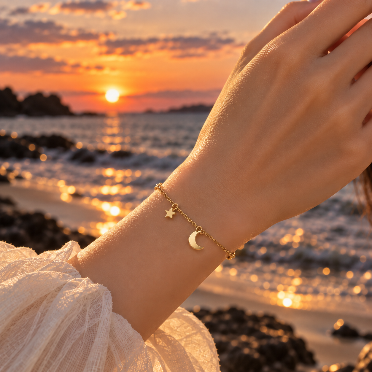 Starlit Moon Bracelet