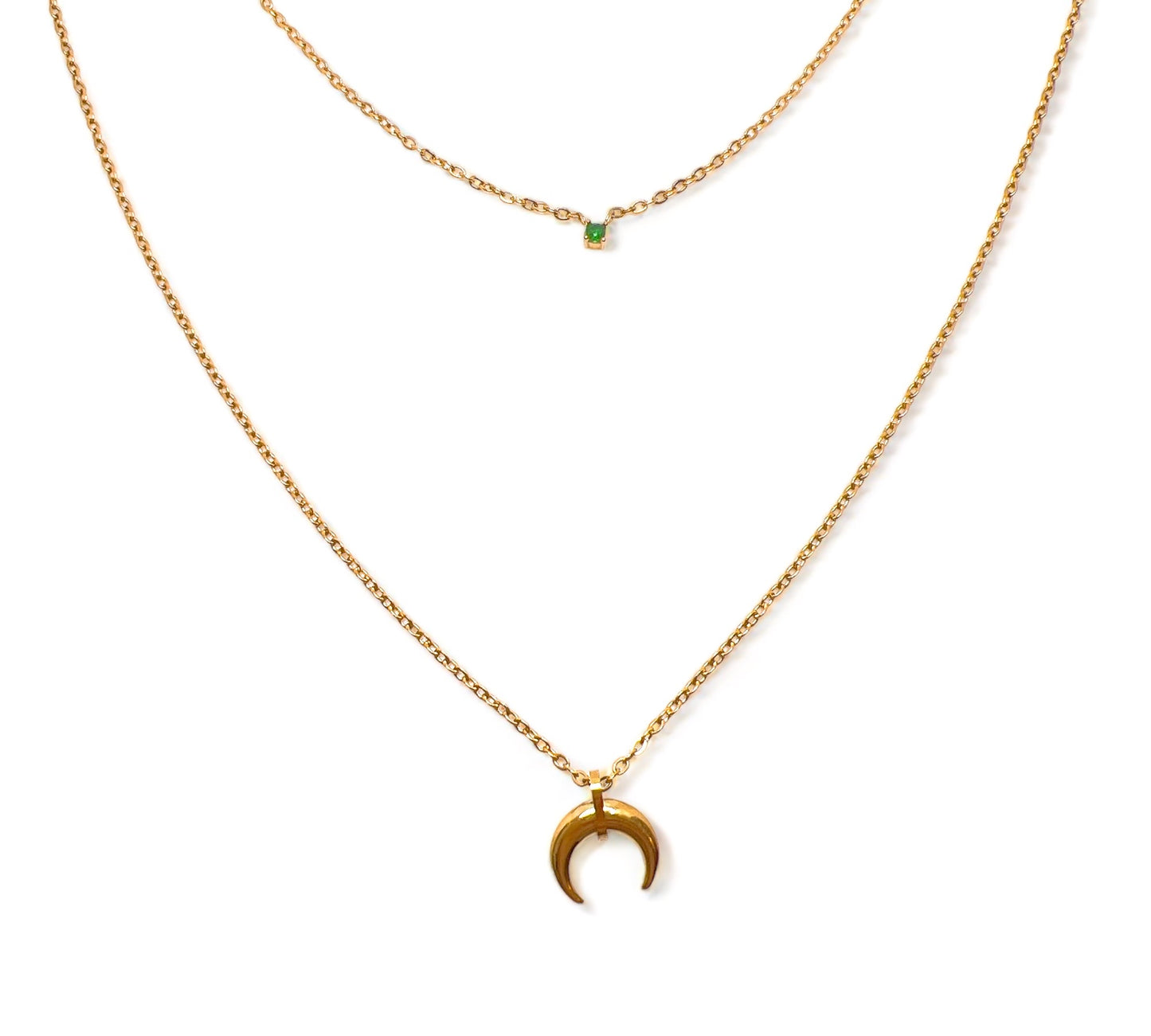 C Moon Necklace