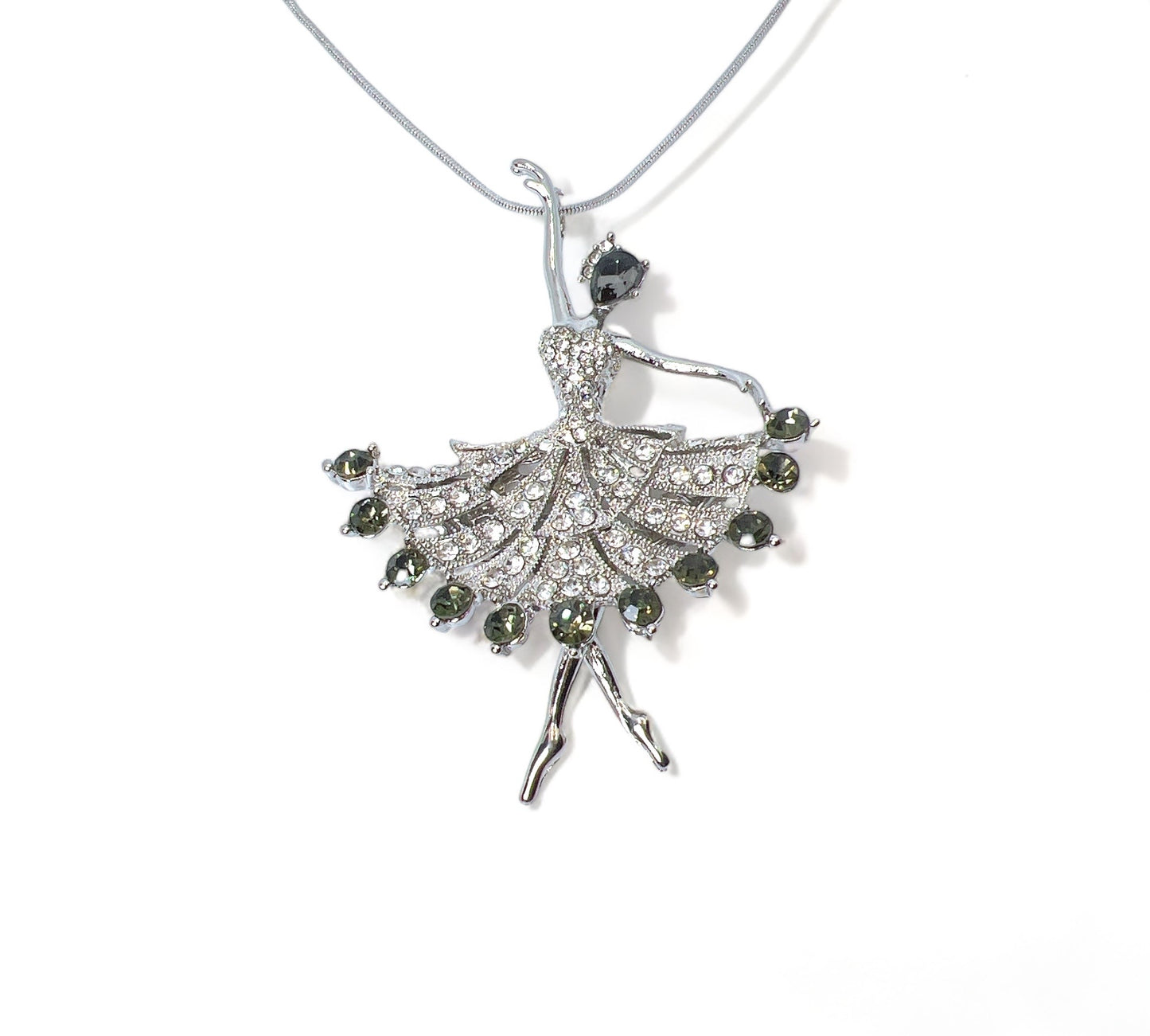 Crystal Ballet Dancer Necklace - Collector's Edition