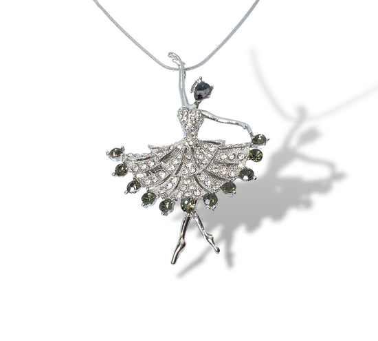 Crystal Ballet Dancer Necklace - Collector's Edition