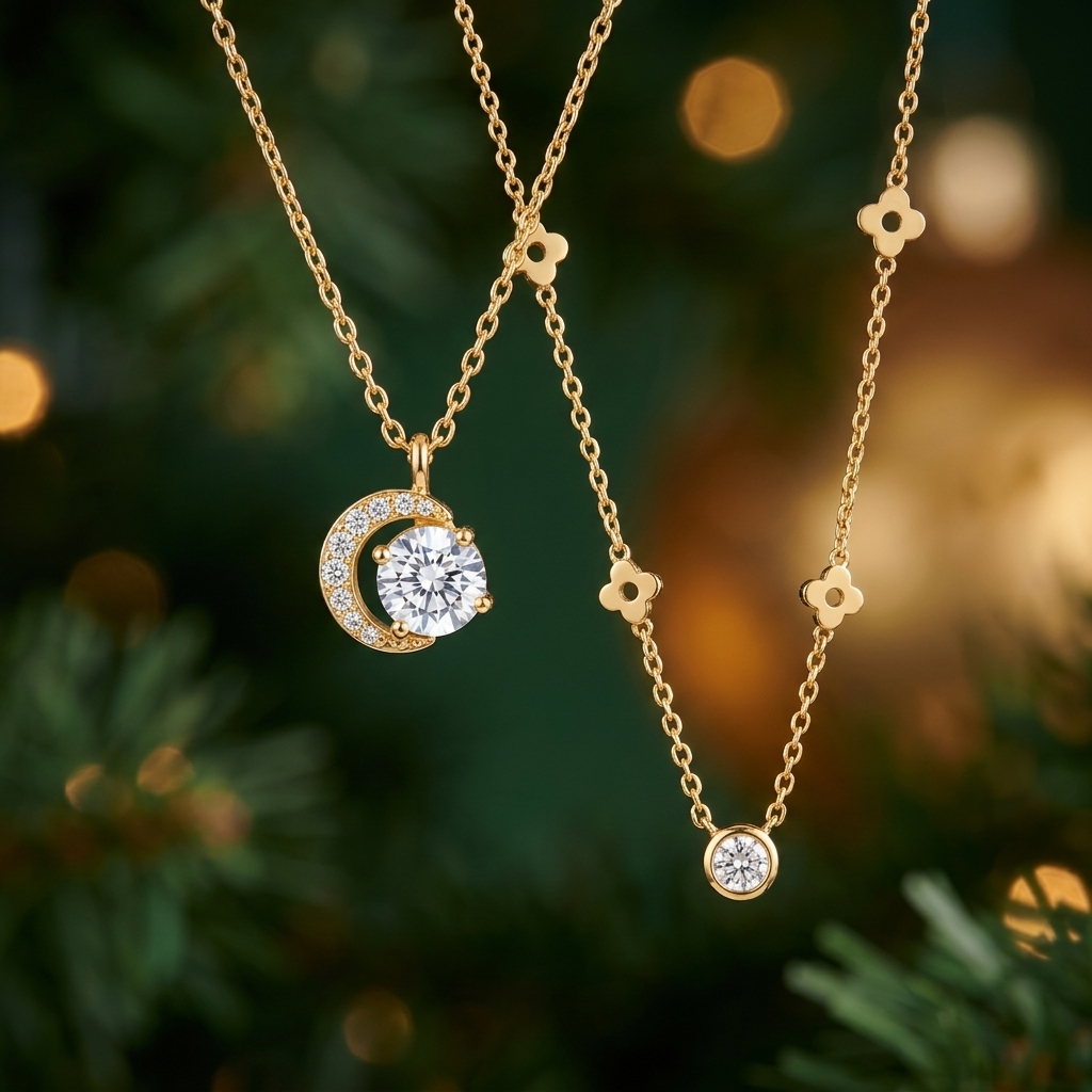 Star & Moon Necklace