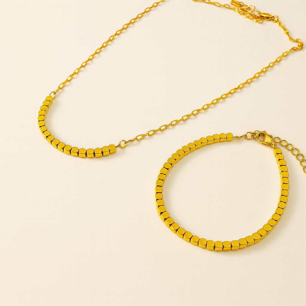 Lúmini Square-Link Bracelet