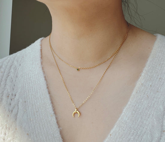 C Moon Necklace