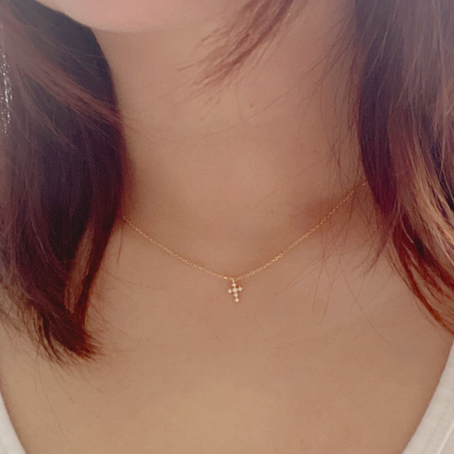 Mini Cross Necklace