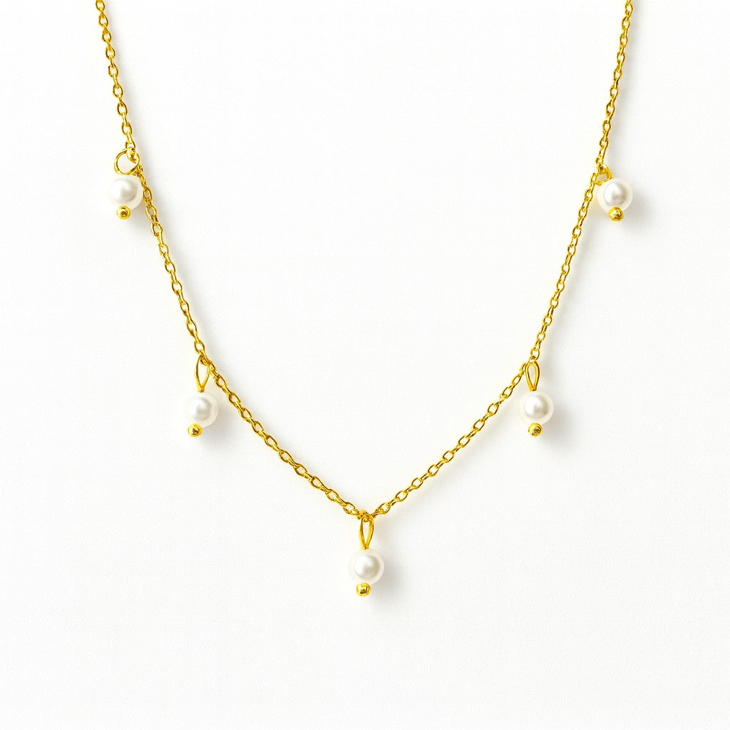 Grace White Pearl Necklaces