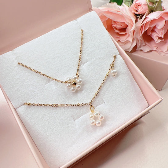 Mini Flower Pearl Set