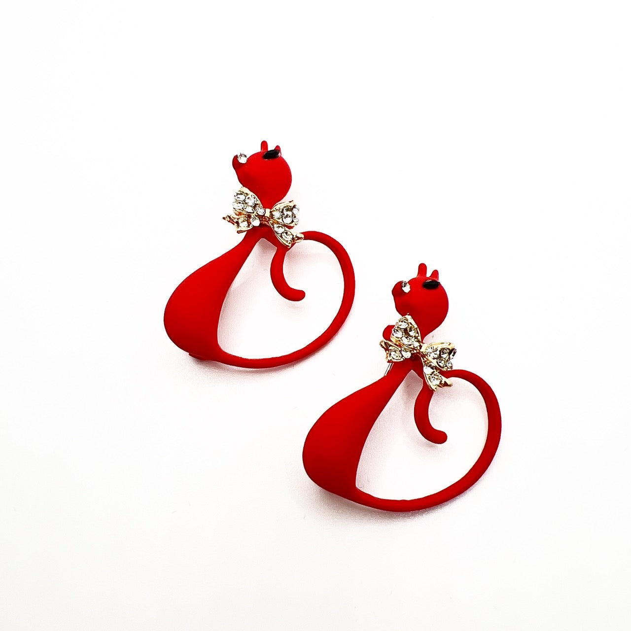 Red Cat Brooch