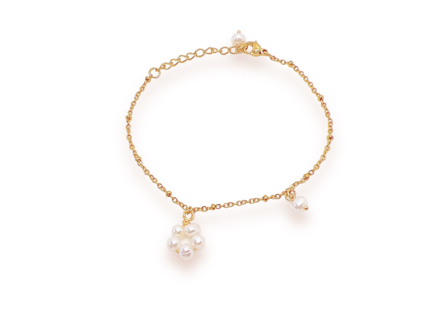 MIni Flower Pearl Bracelet