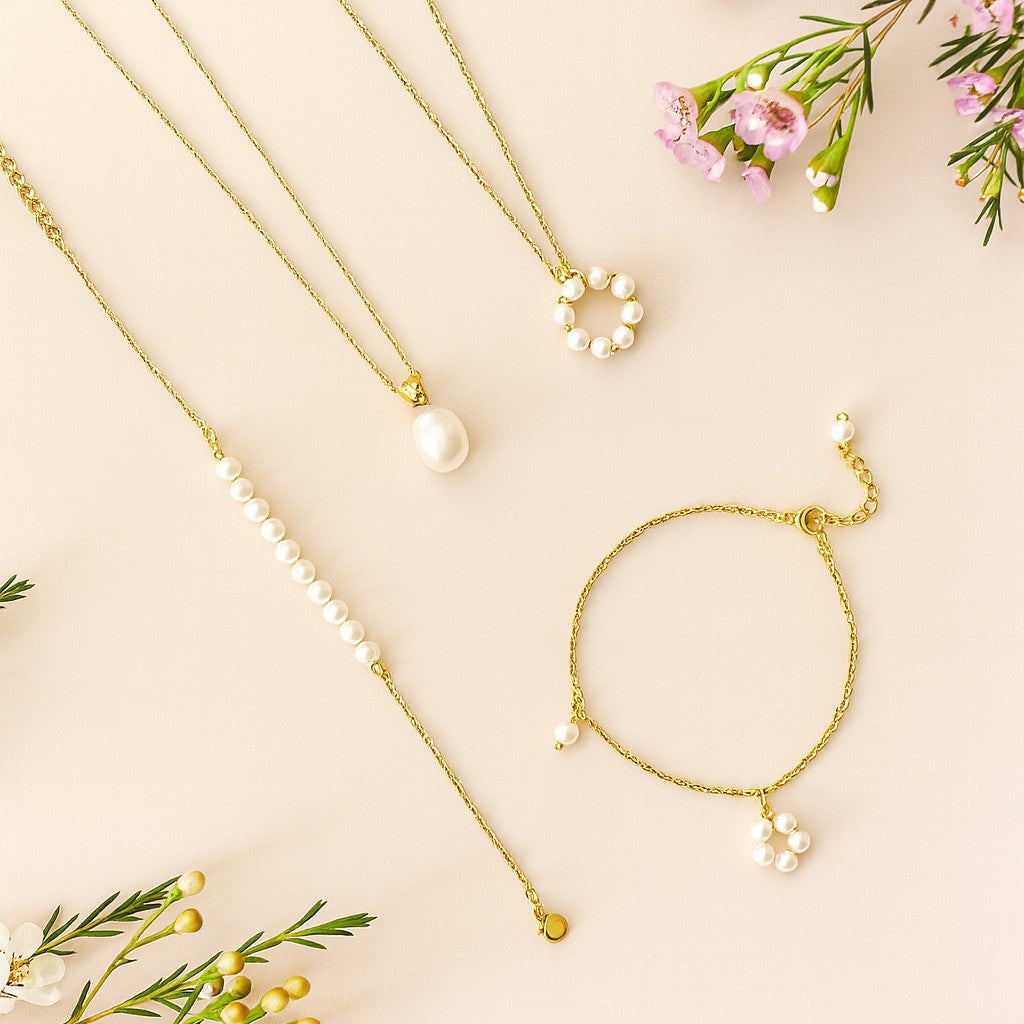 Lúmina Pearl Line Bracelet