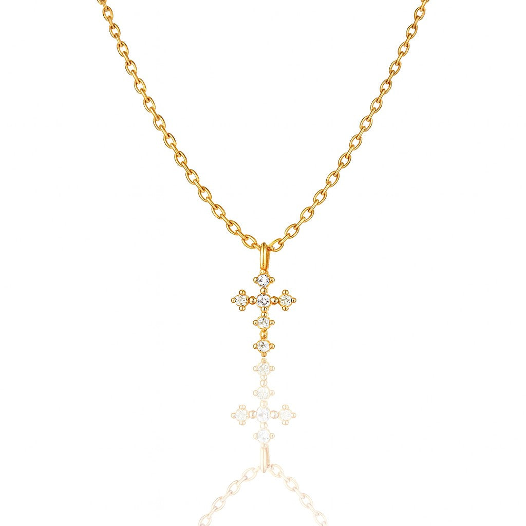 Mini Grace Cross Necklace