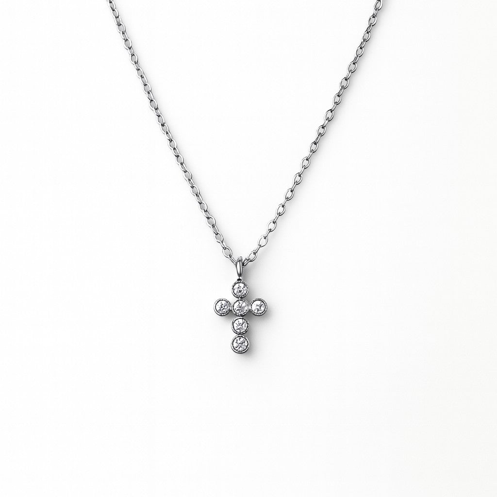 Mini Grace Cross Necklace